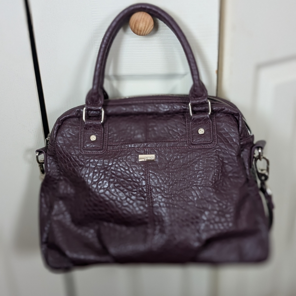 Thirty-One Purple Shoulder Bag with Textured Finish